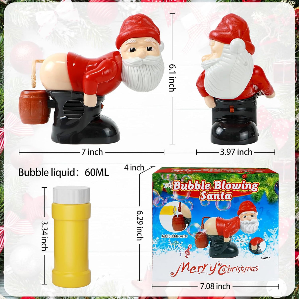 Furzender Weihnachtsmann
